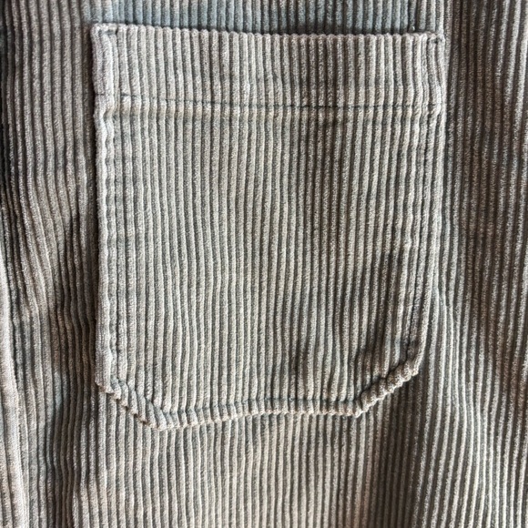 ZARA Sz M Shirt Jacket Oversized Corduroy Pockets Button Closure 100% Cotton - Picture 5 of 10